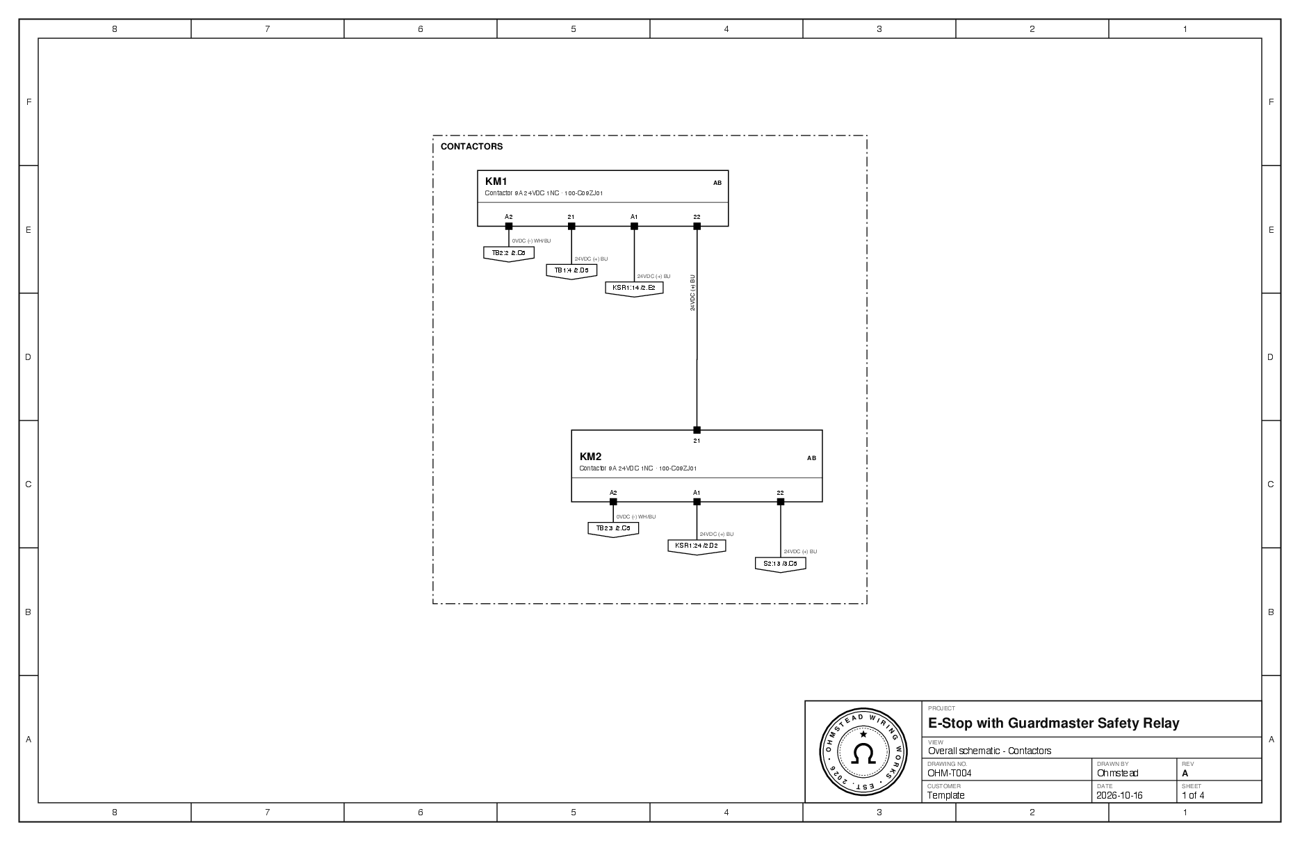 Exported sheet 1 of 4: Contactors